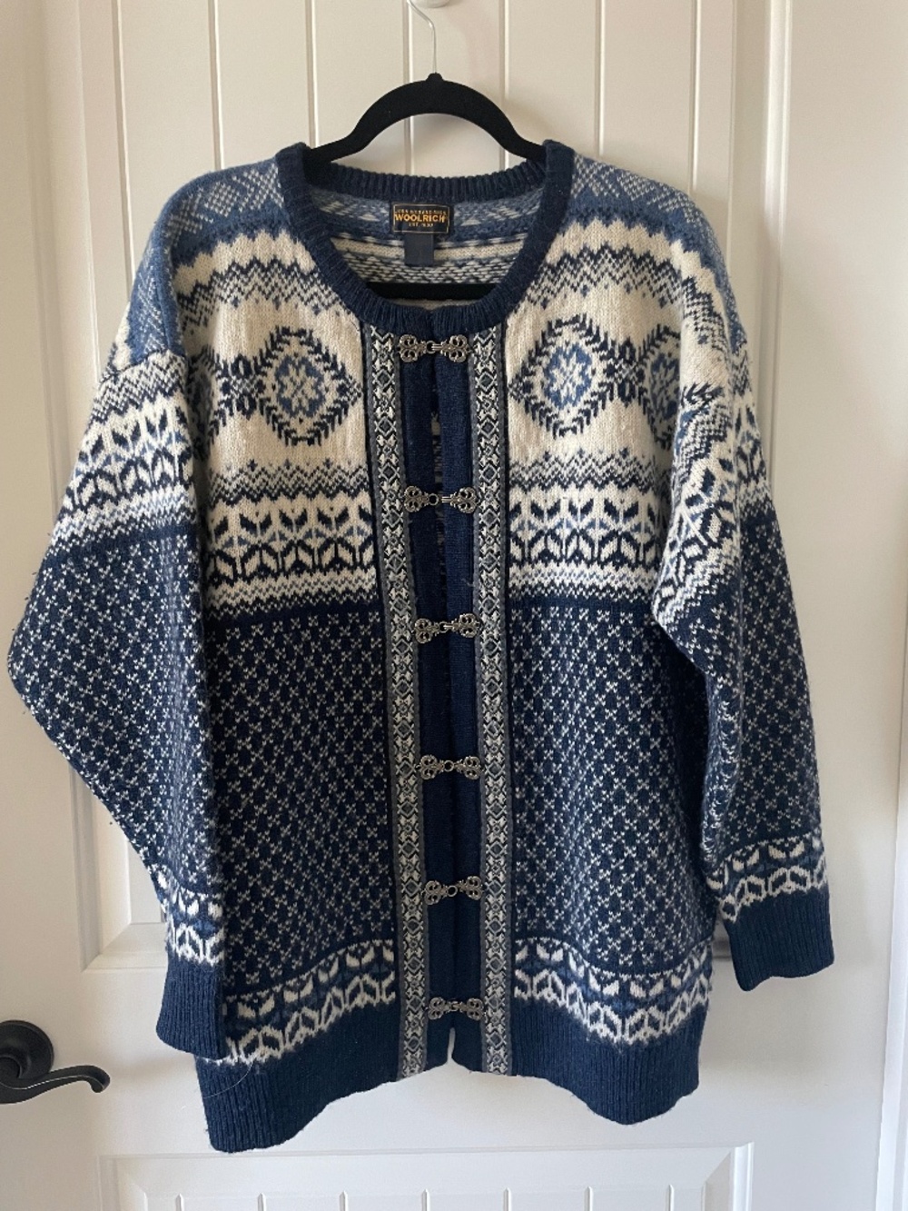 Woolrich Sweater with Pewter Clasps